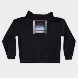 Ethereal Wind Turbines Kids Hoodie